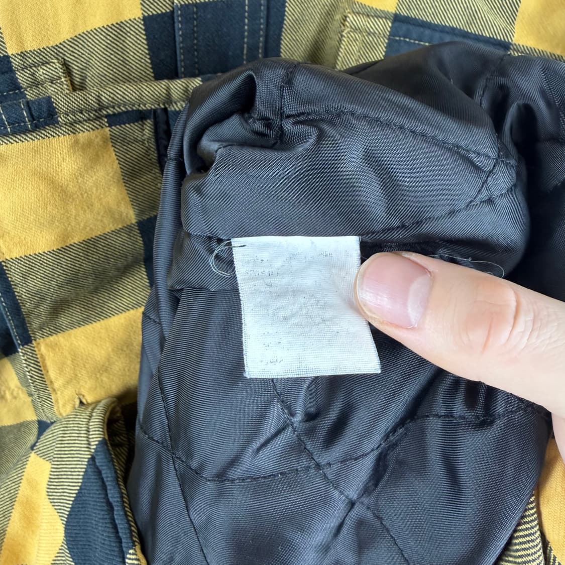 (무료배송)M) 티니위니 엘보우패치 누빔 패딩 체크 워크셔츠 상품이미지5