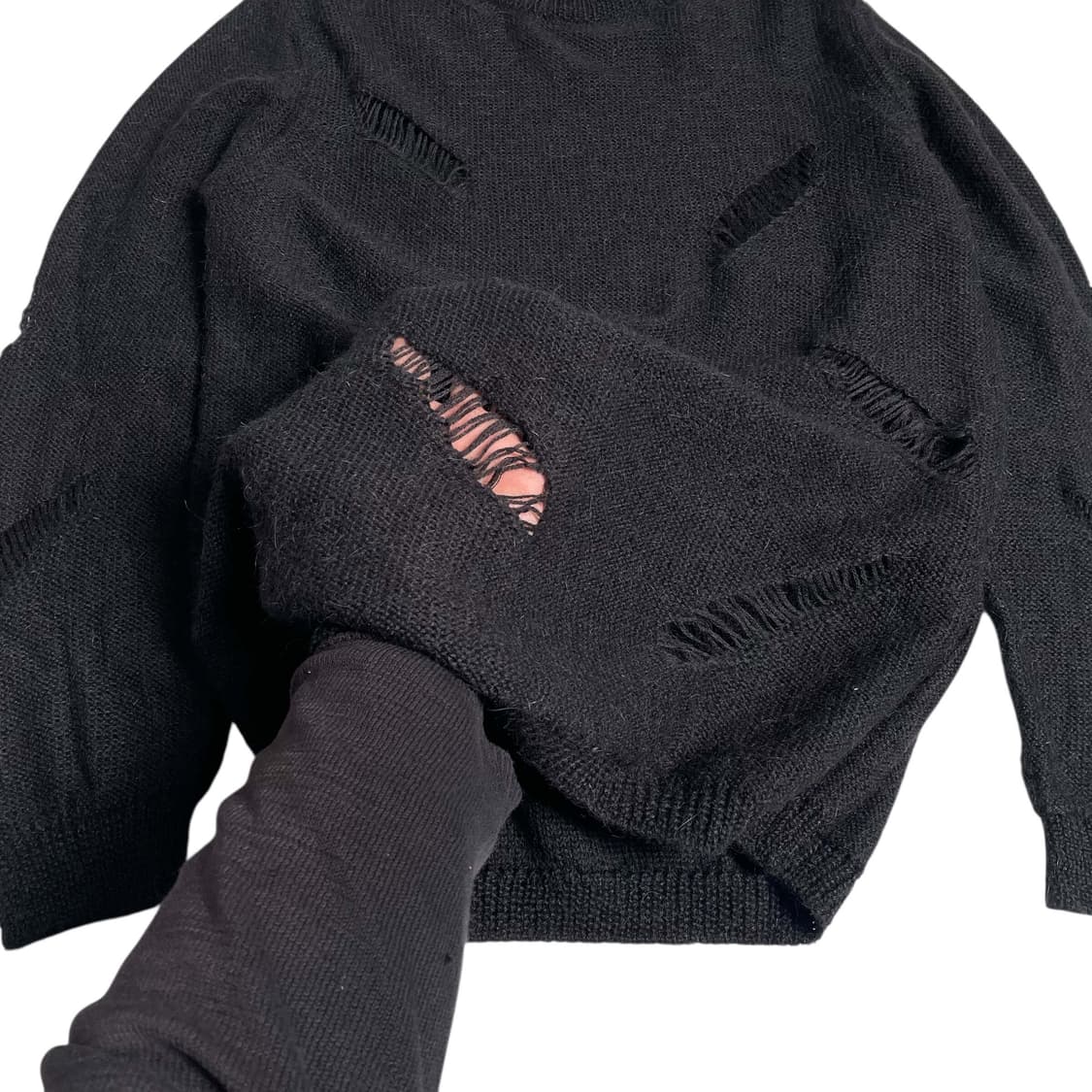 Gianni versace 알파카 100 데미지 니트(italy)   상품이미지6