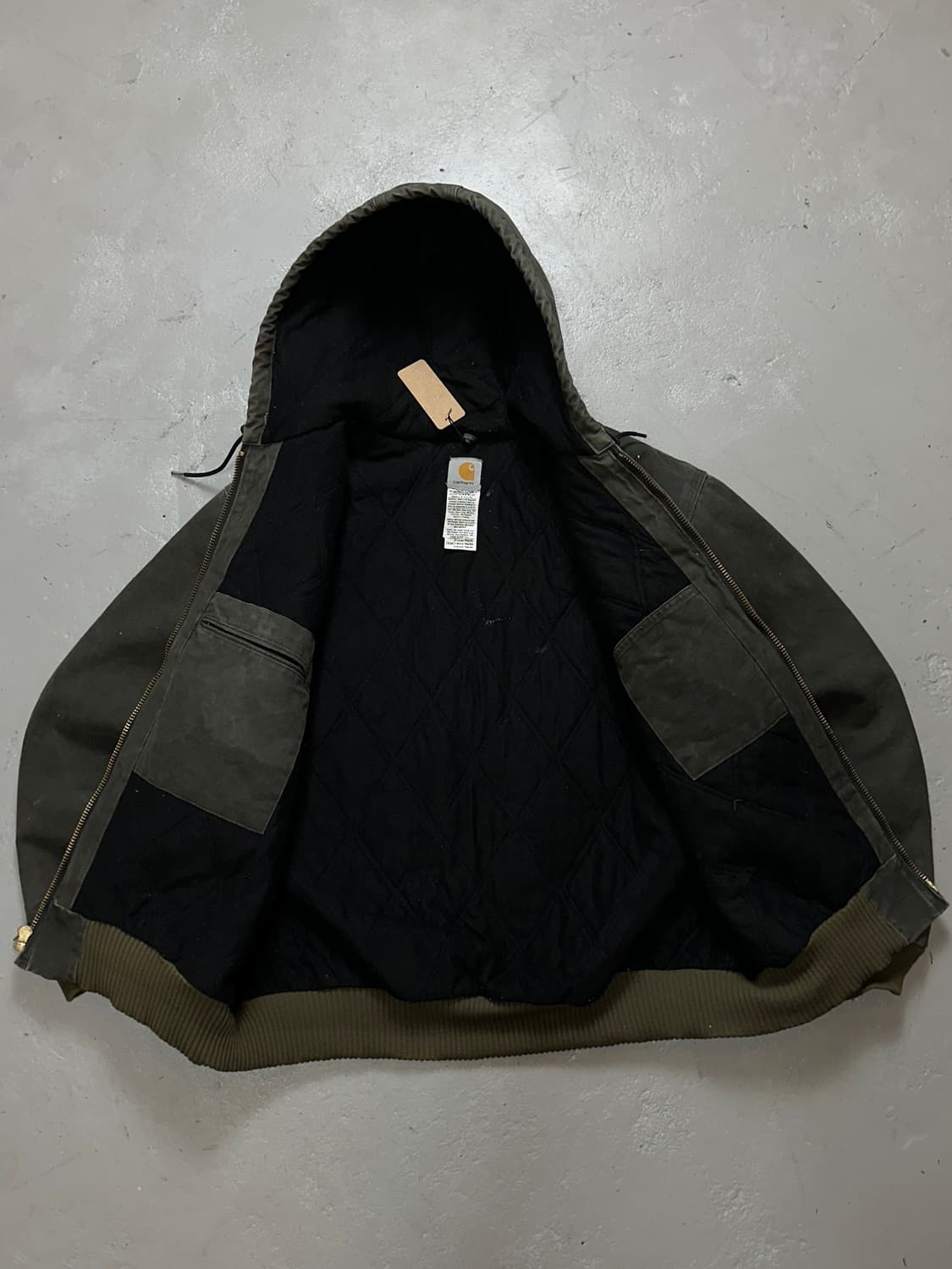 OG 칼하트 J130 액티브 자켓 MOS 칼하트 모스그린 자켓 상품이미지7
