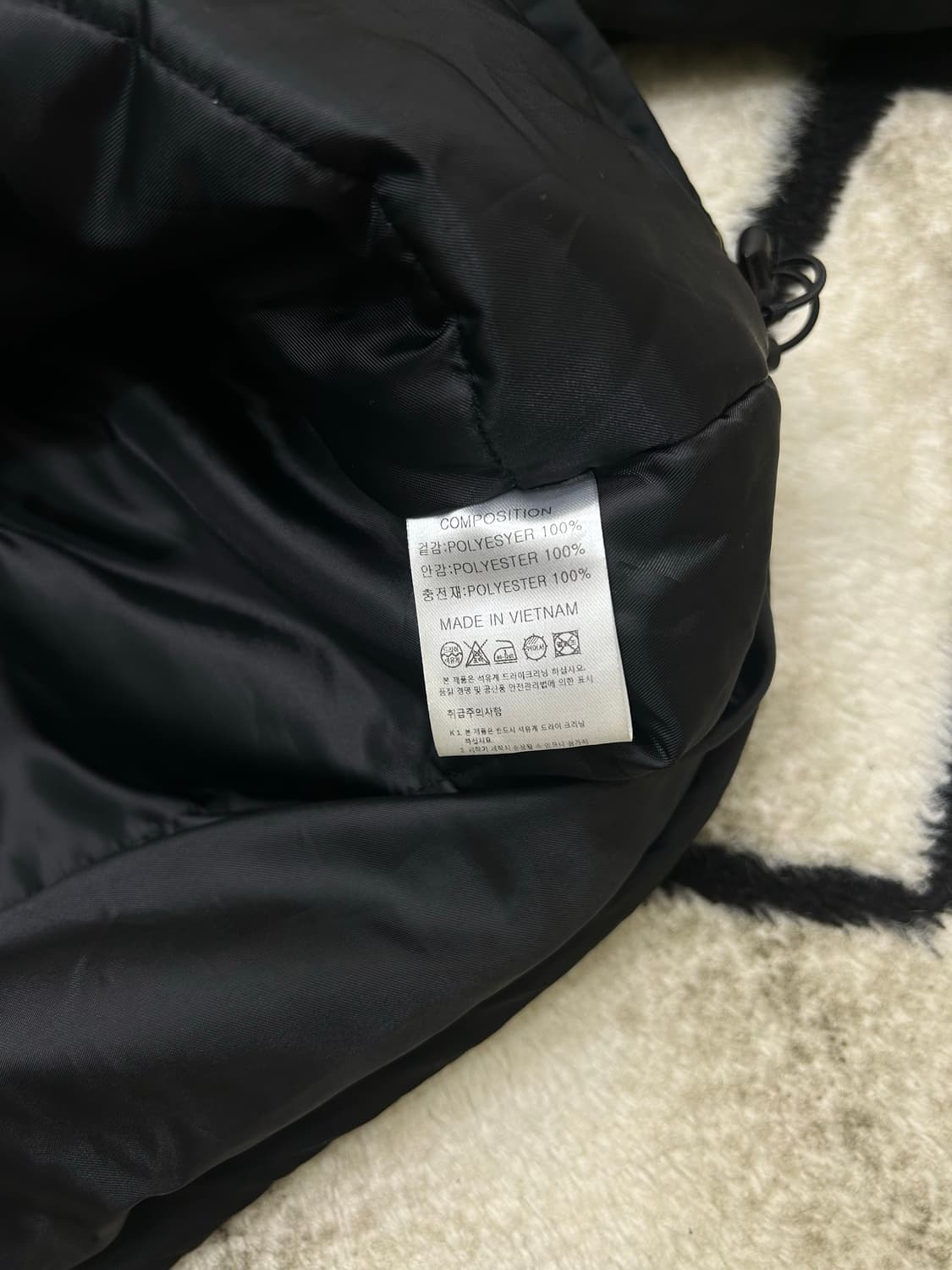 [M]트래블 3M신슐레이트 오버핏 필드자켓/블랙 상품이미지5