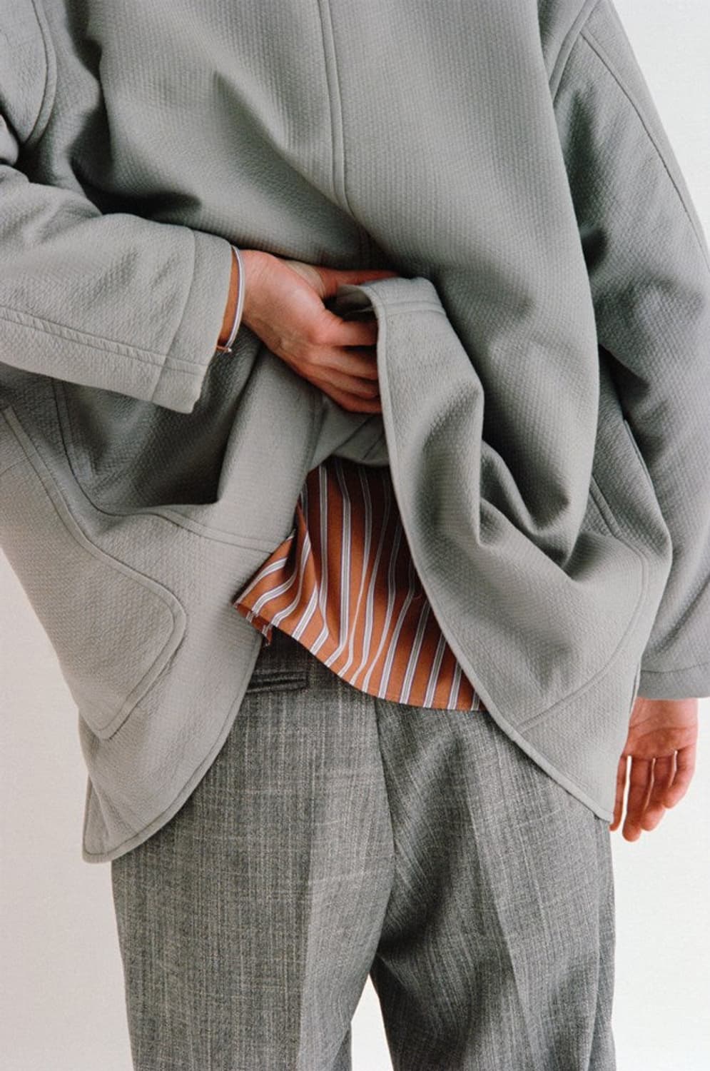 [48] ernie palo Standard Stripe 셔츠 상품이미지3