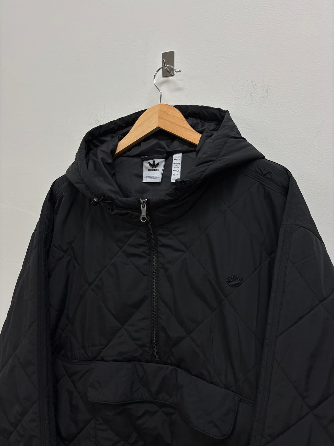 아디다스 누빔 아노락 블랙 2XL [50924]  상품이미지2