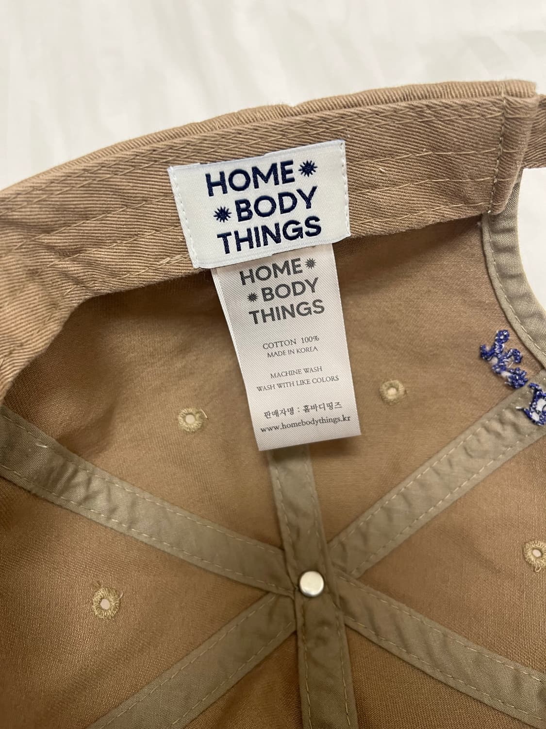 홈바디띵즈 모자 볼캡 상품이미지4