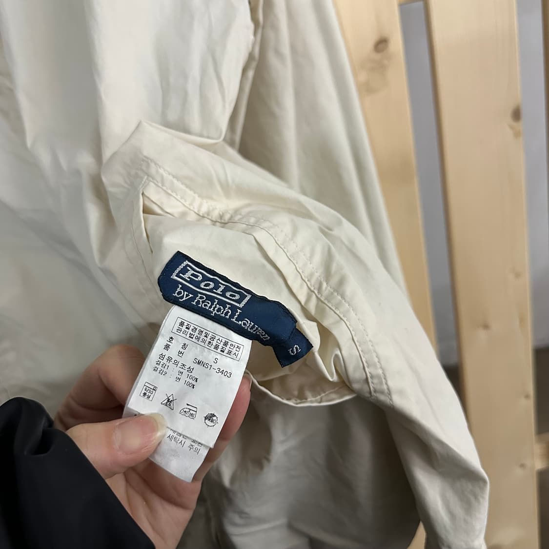 (M) 폴로 랄프로렌 베이지 양면 리버시블 후드 자켓  상품이미지9