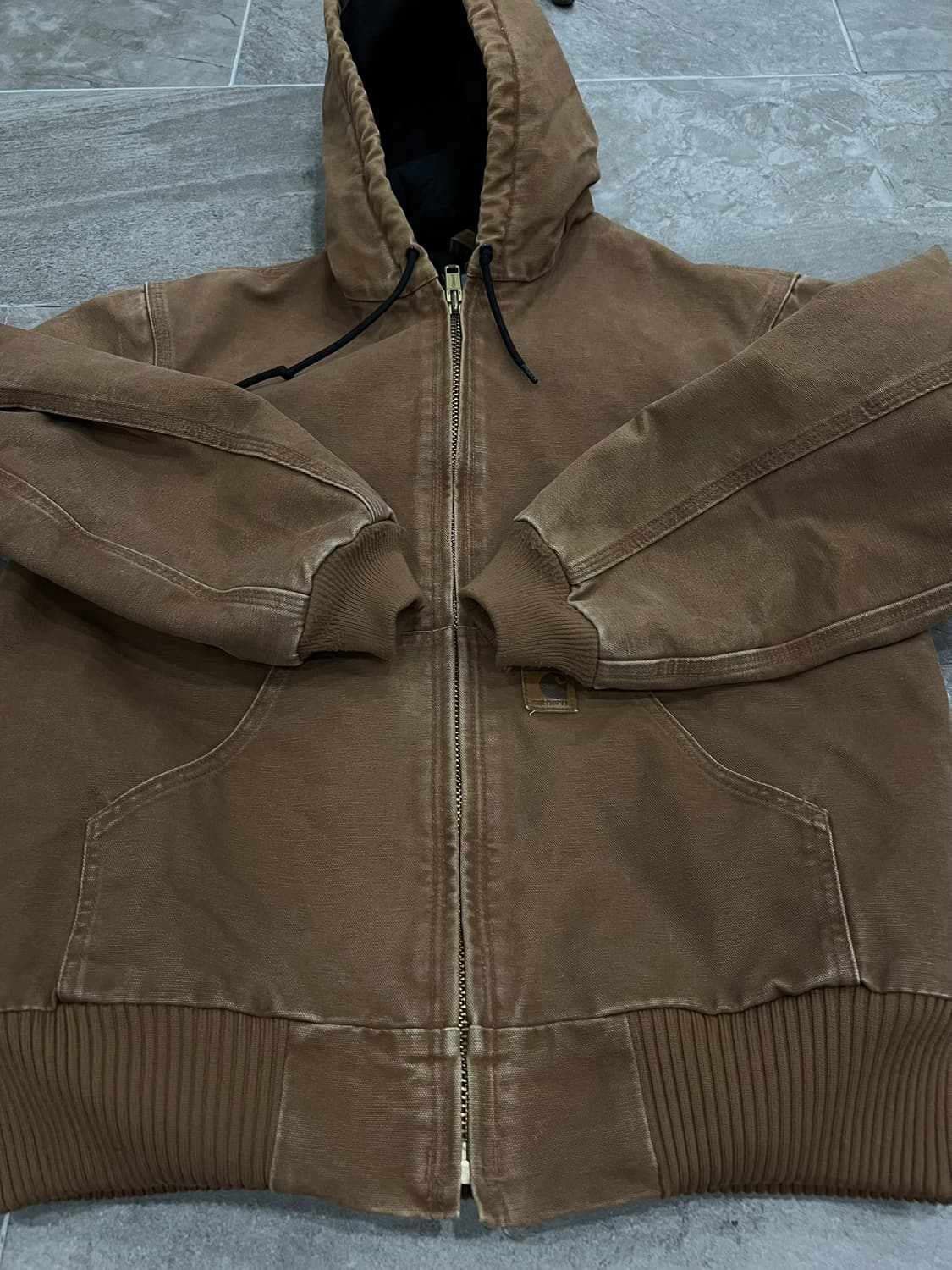 (S)칼하트 덕 액티브 후드자켓 J130 BRN 칼하트브라운 상품이미지6