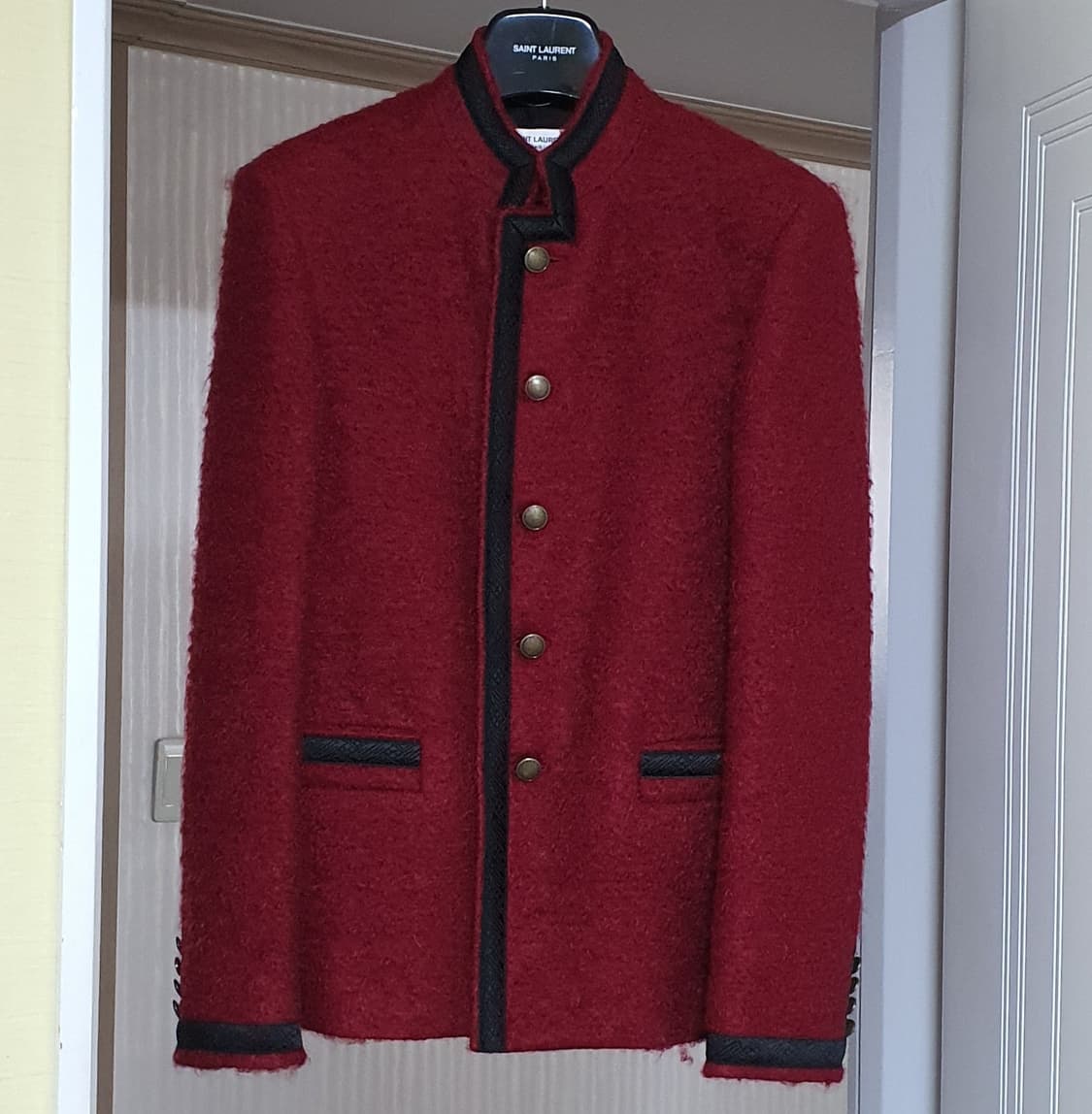 생로랑 모헤어 오피서 자켓 48 상품이미지10