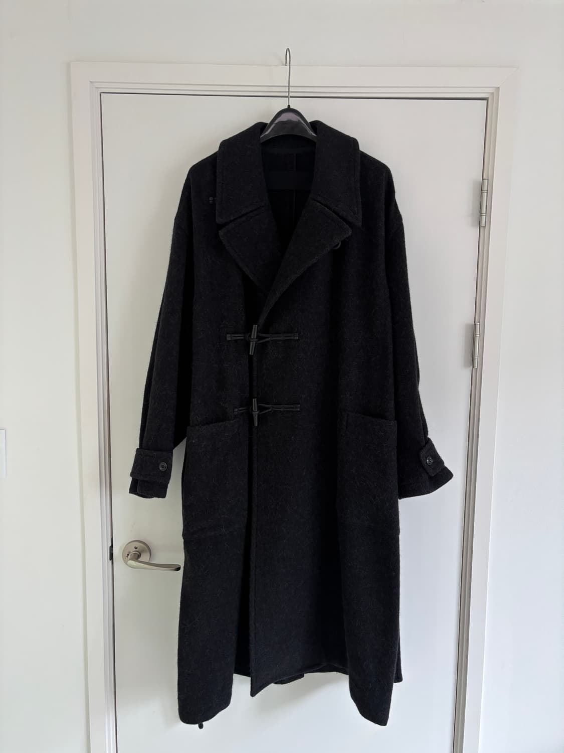 24FW 알파카 모헤어 더플 코트 상품이미지4