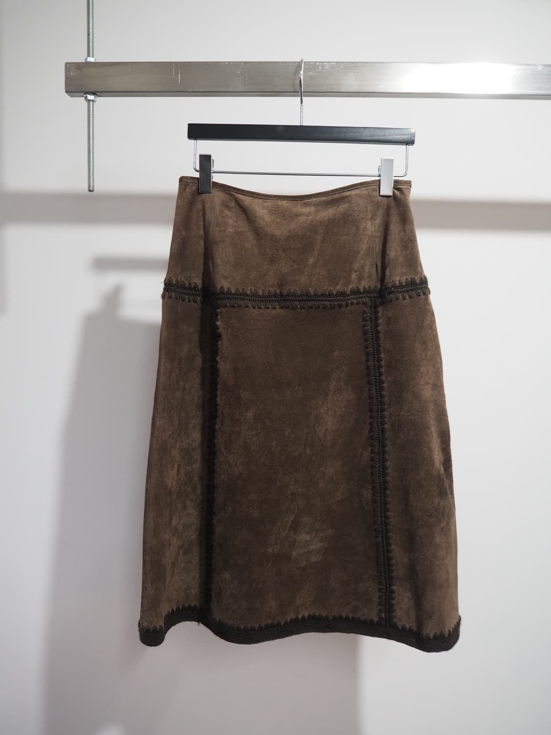 vintage suede skirt  상품이미지1
