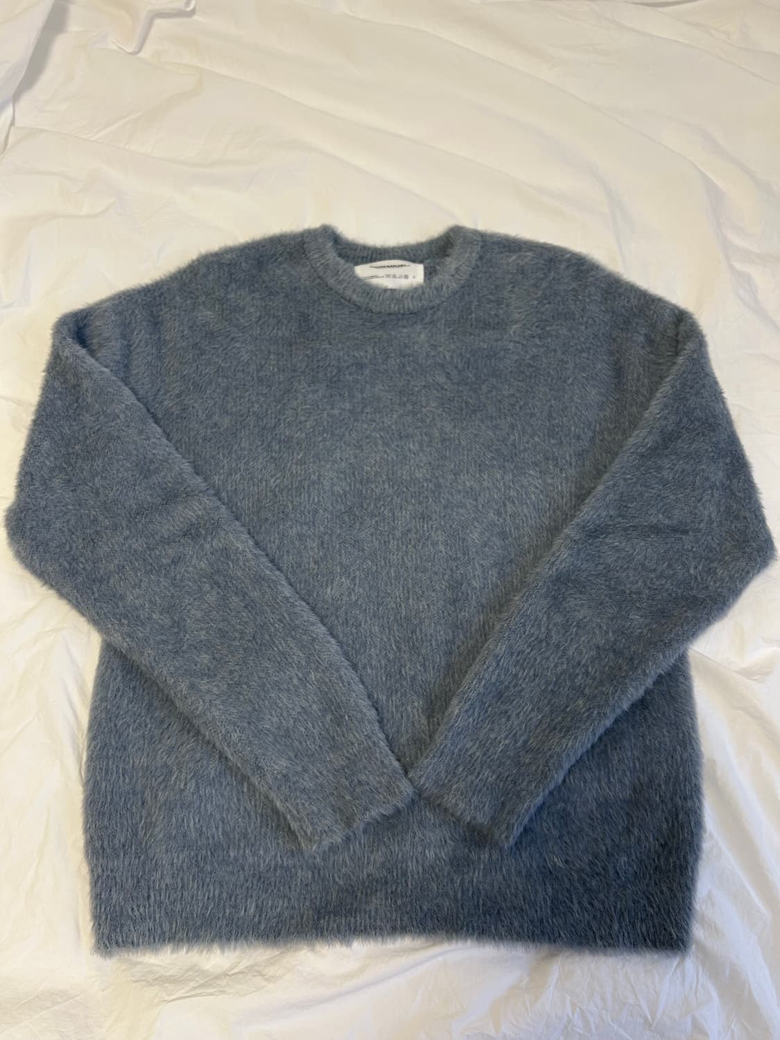 노메뉴얼 크롭 헤어리 니트 상품이미지1