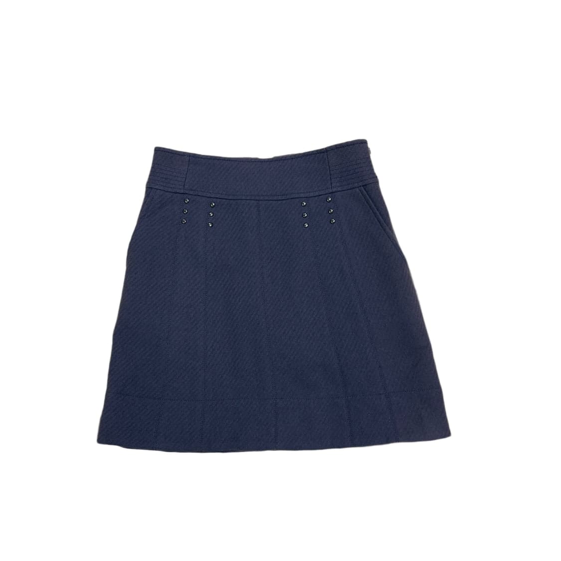 빈티지 실버스터드 퍼플그레이 미니 스커트 상품이미지2