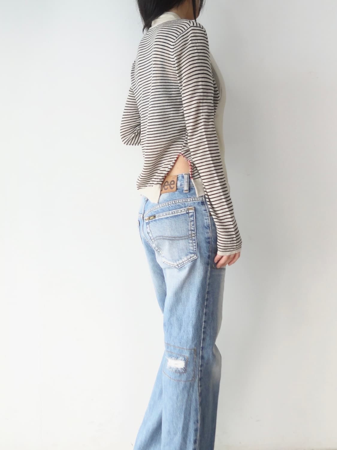 LEE destroyed patch denim pants 상품이미지7