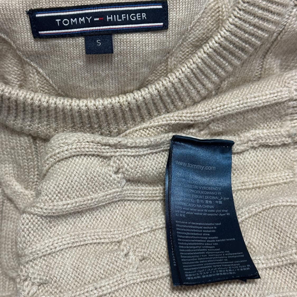 타미힐피거 베이직 울 케이블 크루넥 니트스웨터 상품이미지6