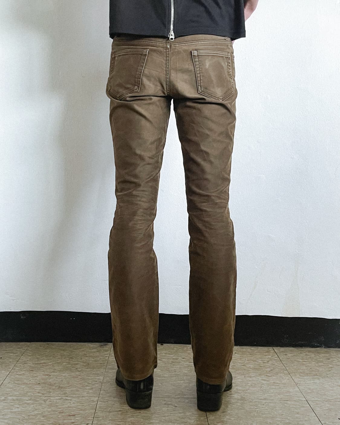 5351PLH 몰스킨 슬림핏 세미플레어 데님 상품이미지4