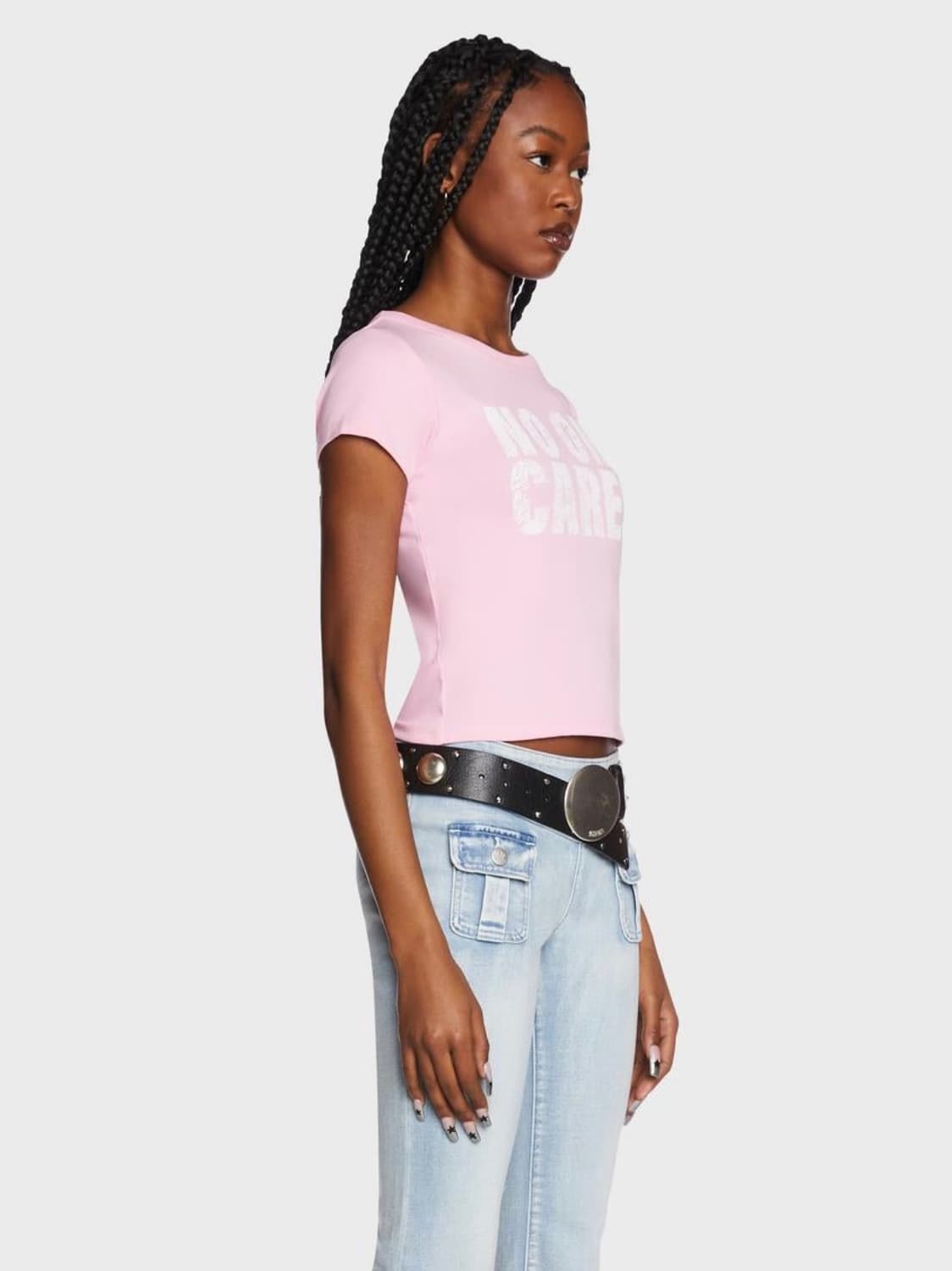 Dolls Kill / Generation Kiss 베이비핑크 반팔티셔츠 상품이미지3