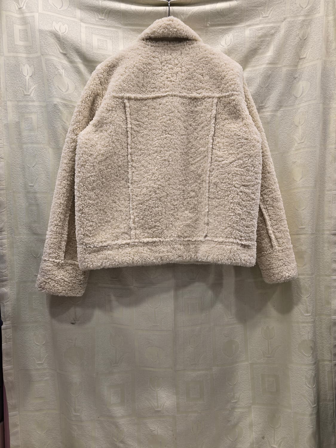 거의새거)  이너프 inouf 뽀글이 자켓 아이보리 프리사이즈 상품이미지5