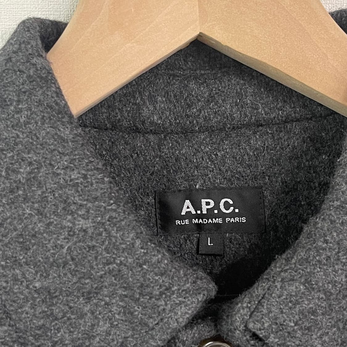 아페쎄 APC 울코트 105~110 Large 새제품 상품이미지8