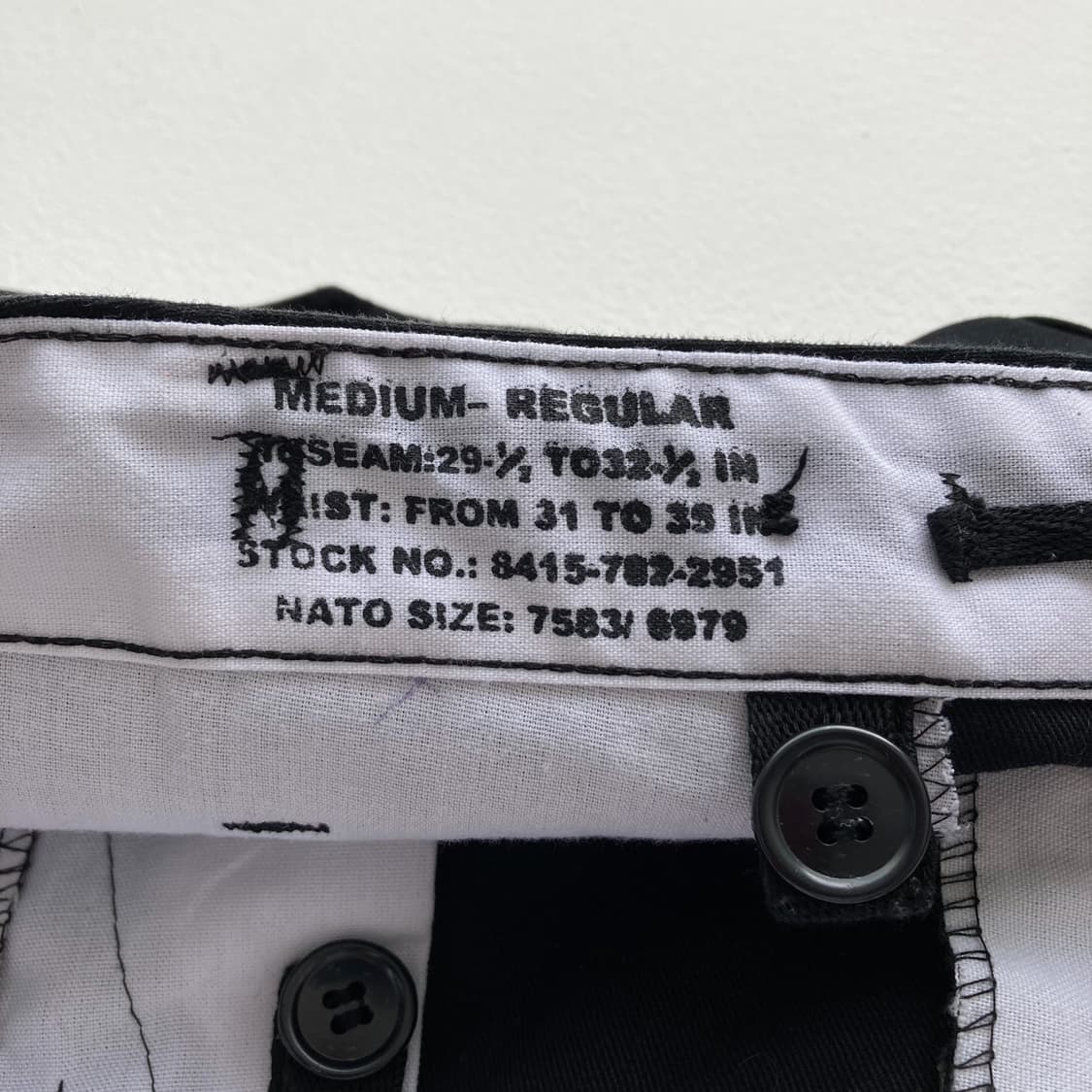 M-65 블랙 필드 팬츠 상품이미지9