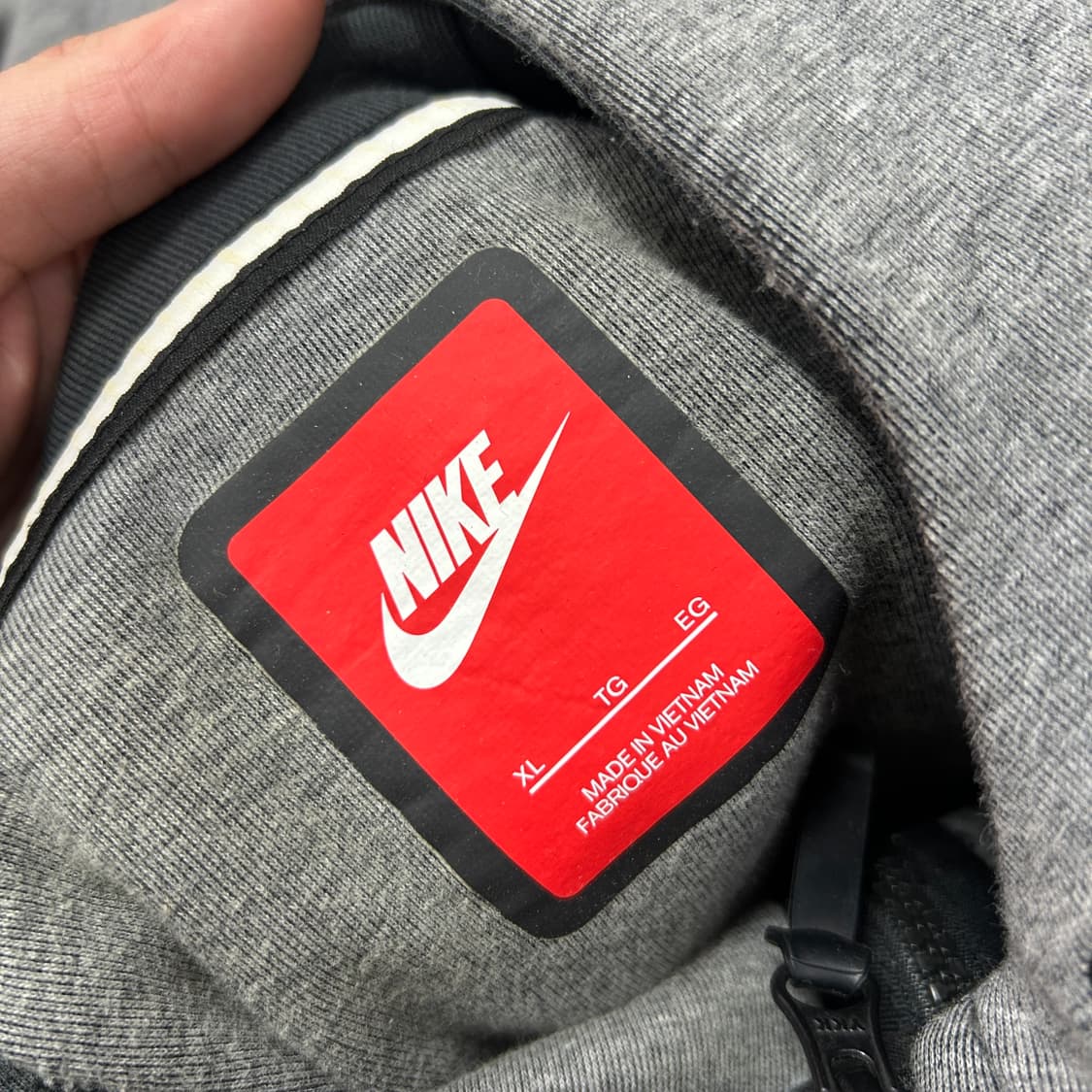 나이키 그레이 테크팩 후드집업(XL) 상품이미지2