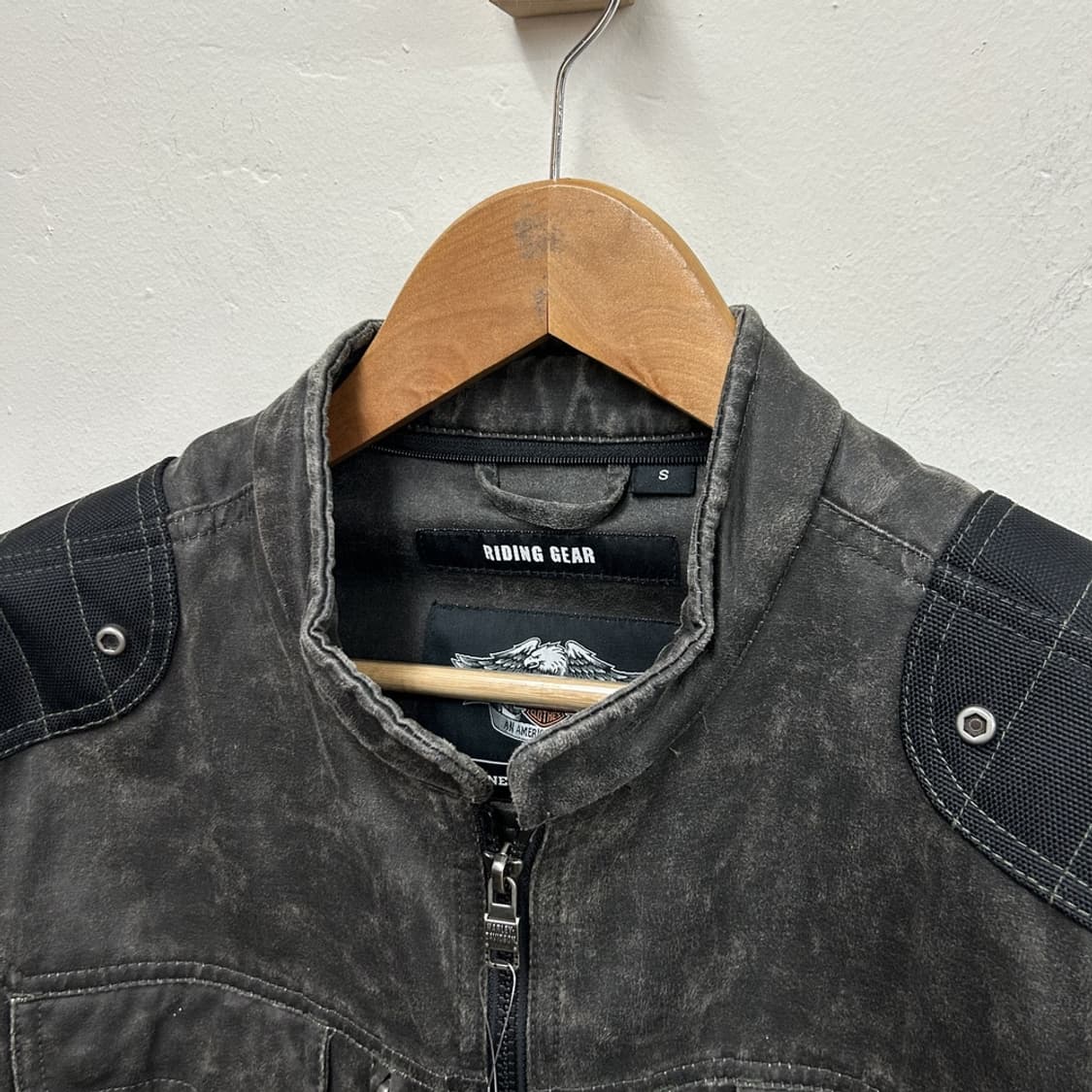 15997 - 할리데이비슨 워싱 레더 라이더 자켓 상품이미지3
