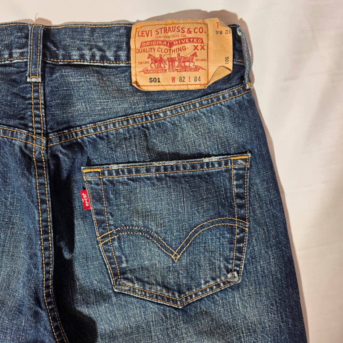 [W32L33]00s 리바이스 501 데님 팬츠 상품이미지7