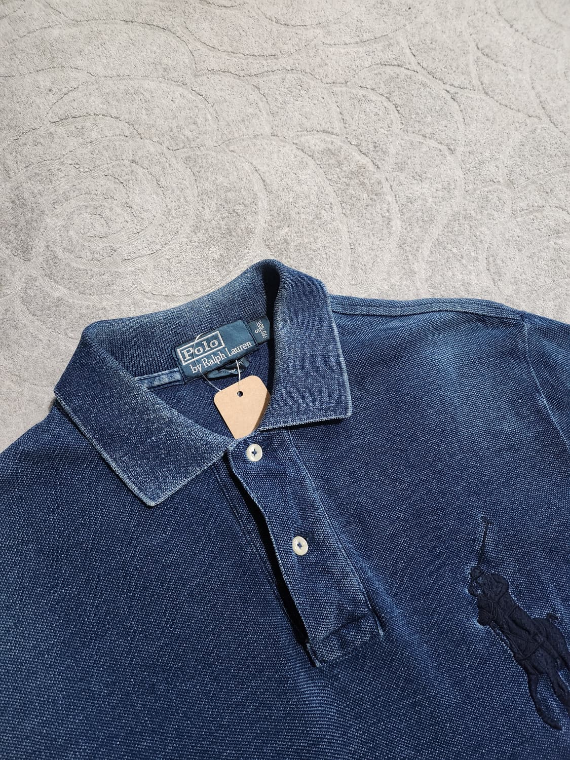 **폴로 랄프로렌 빅포니 인디고 워싱 반팔  S 상품이미지3