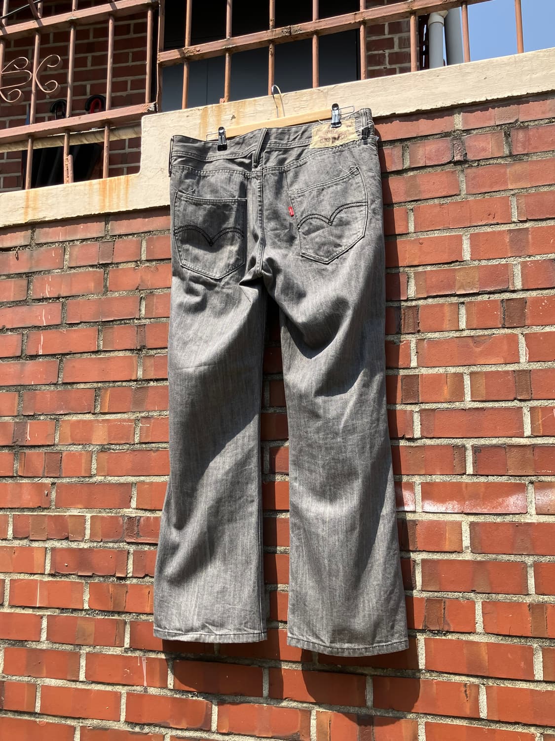 Levi’s chopper 그레이 워싱 데님 팬츠 34 상품이미지3