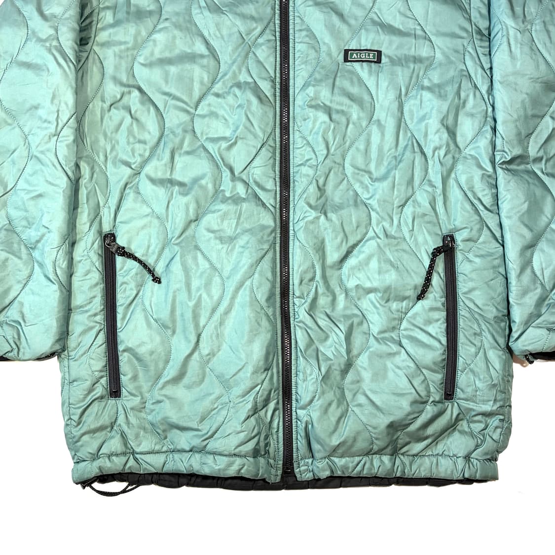 에이글 민트 블랙 리버시블 경량패딩 상품이미지3