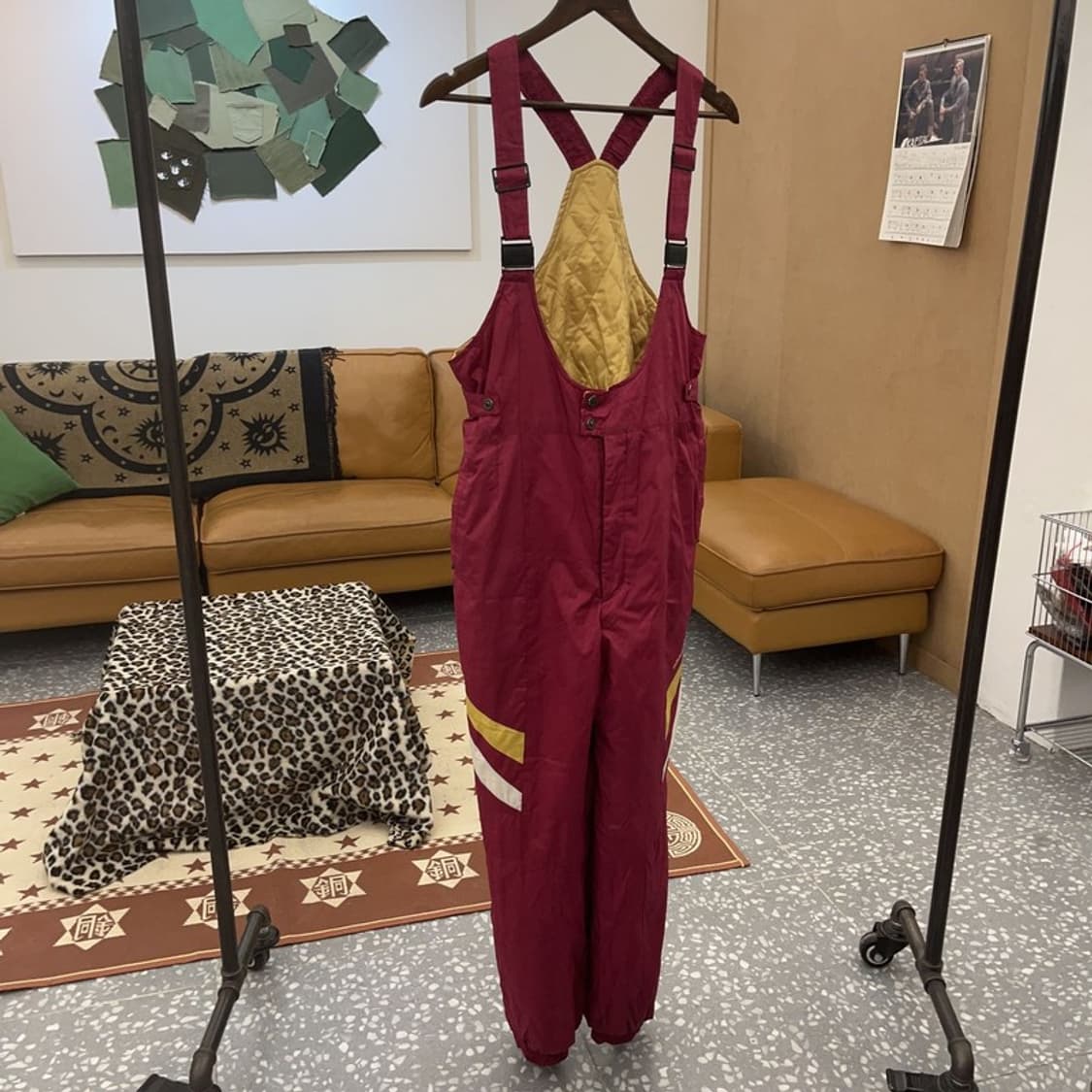 아디다스 레트로 윈터스포츠 버건디와인 점프수트 스키복 EEL C08791 상품이미지3