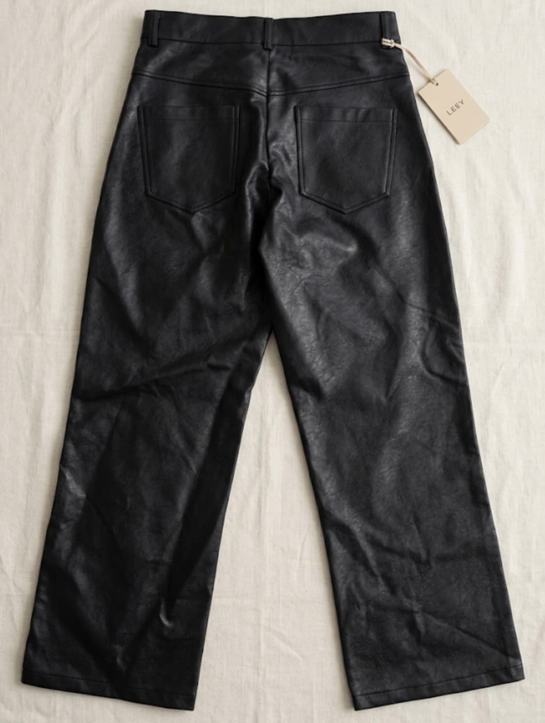 LEEY 남성 레더 자수 팬츠 새상품 (M) 상품이미지2