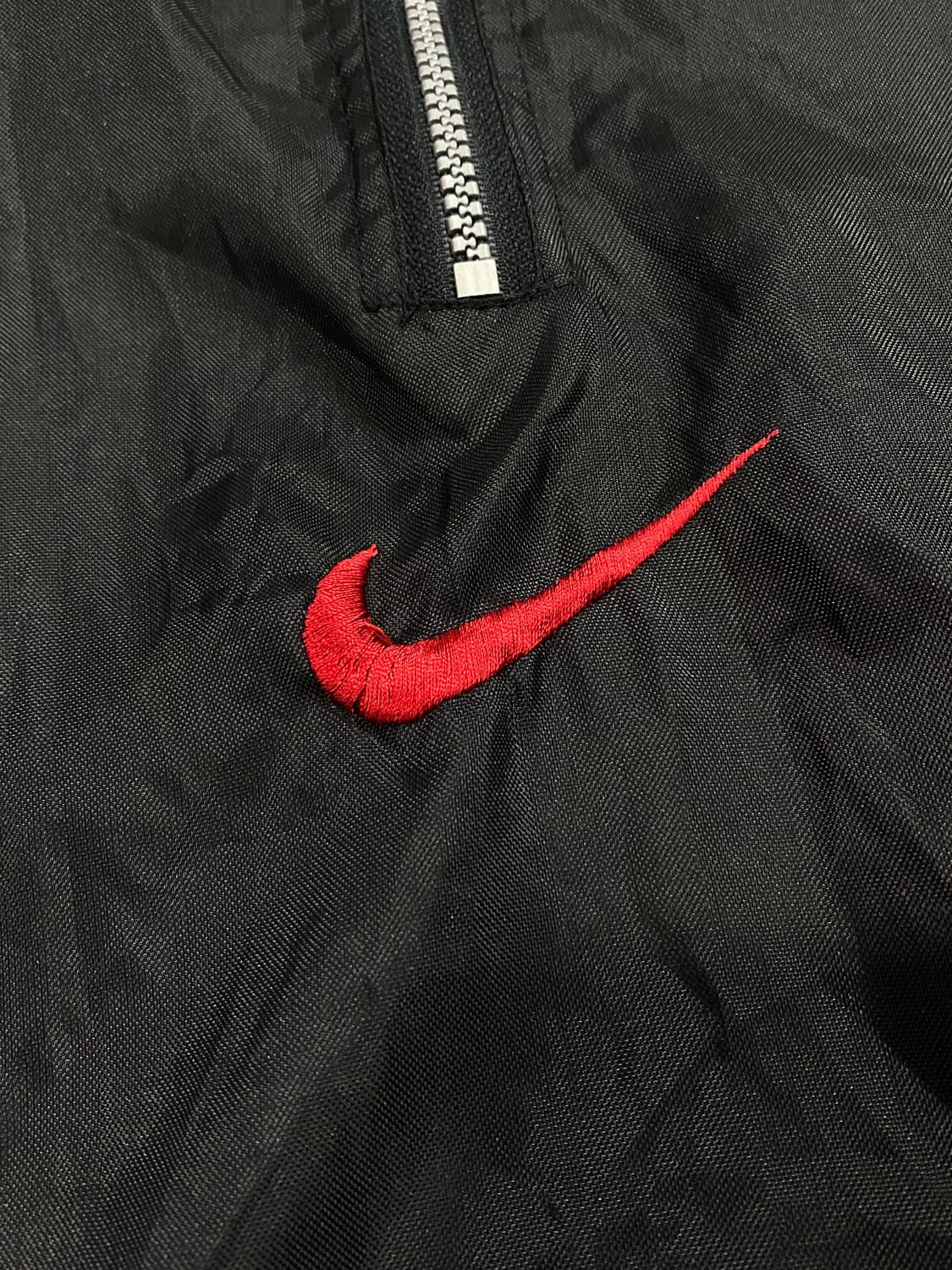 90s 올드스쿨 나이키 나일론 아노락 블랙 L 상품이미지4