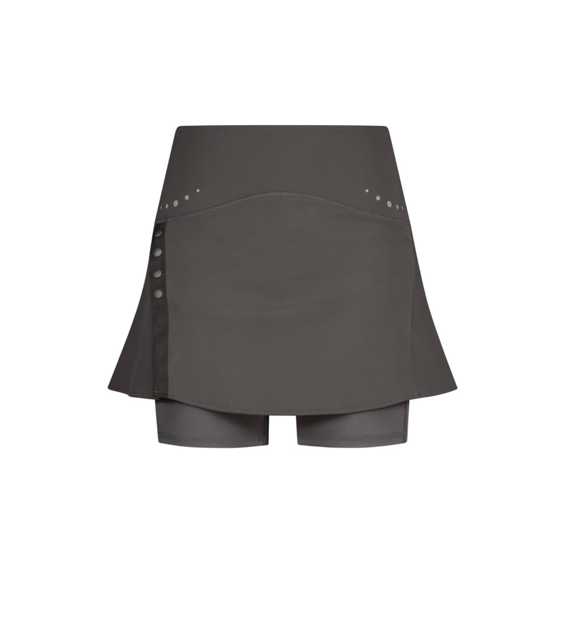 Button Slit Skirt Shorts / Stone Brown 상품이미지1