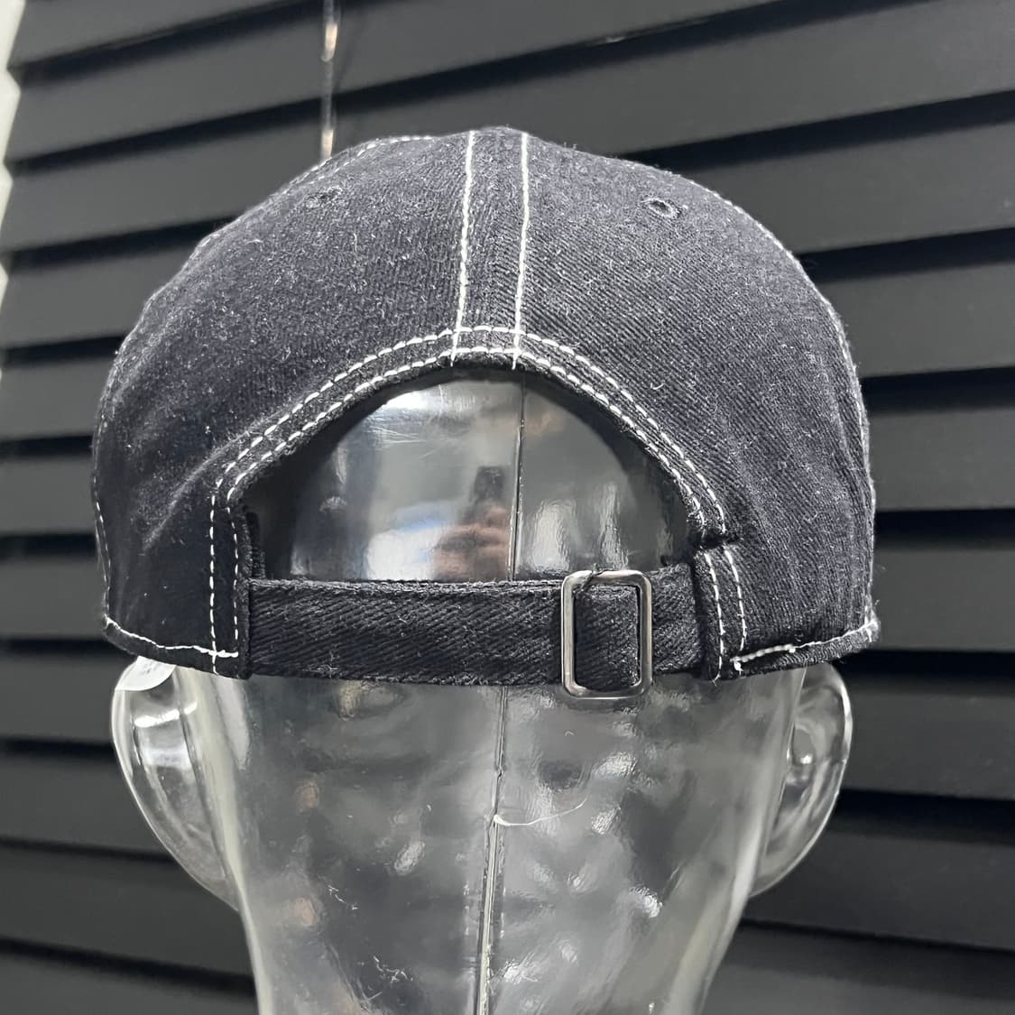 캉골 블랙 볼캡 모자 상품이미지2