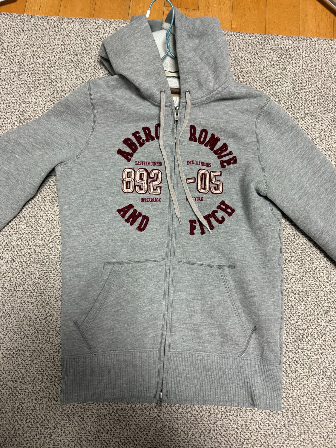 아베크롬비 회색 후드집업m사이즈 상품이미지1