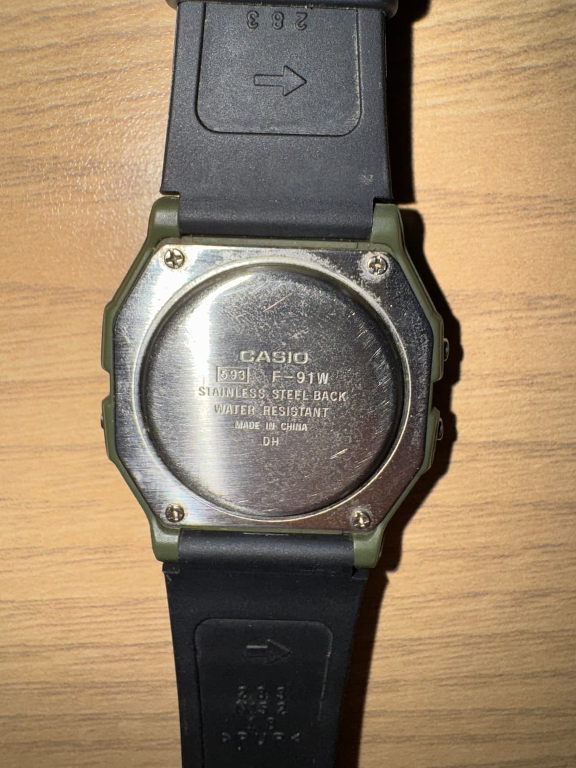 급처)카시오 F-91WM-3ADF 군대시계 상품이미지3
