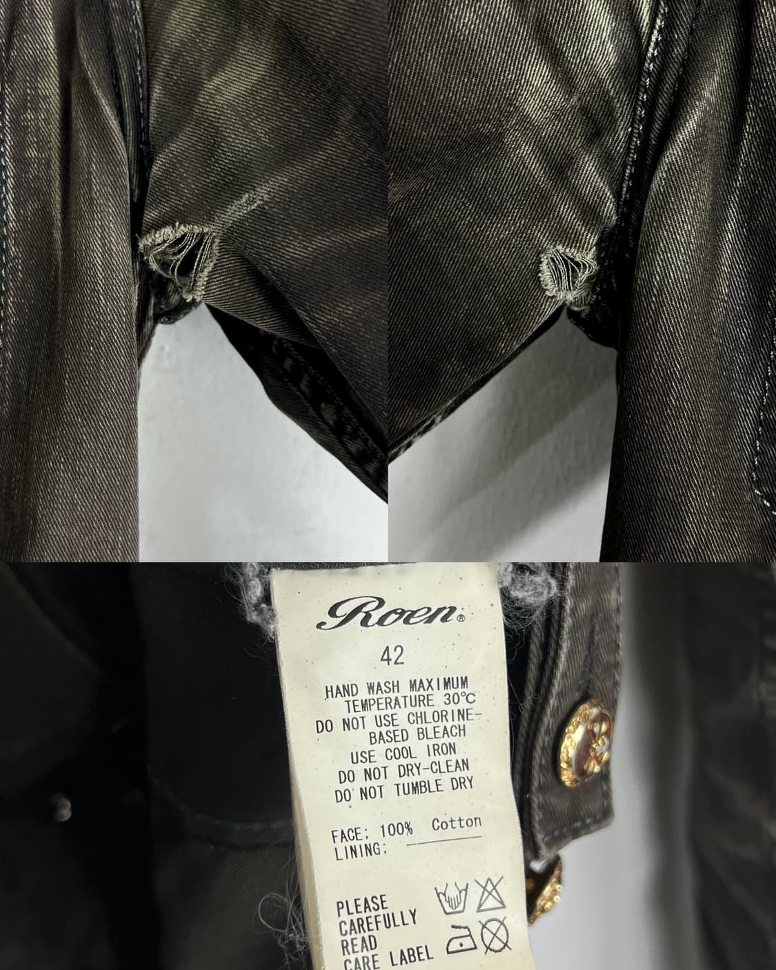 ROEN SKULL STUDDED JACKET 상품이미지9