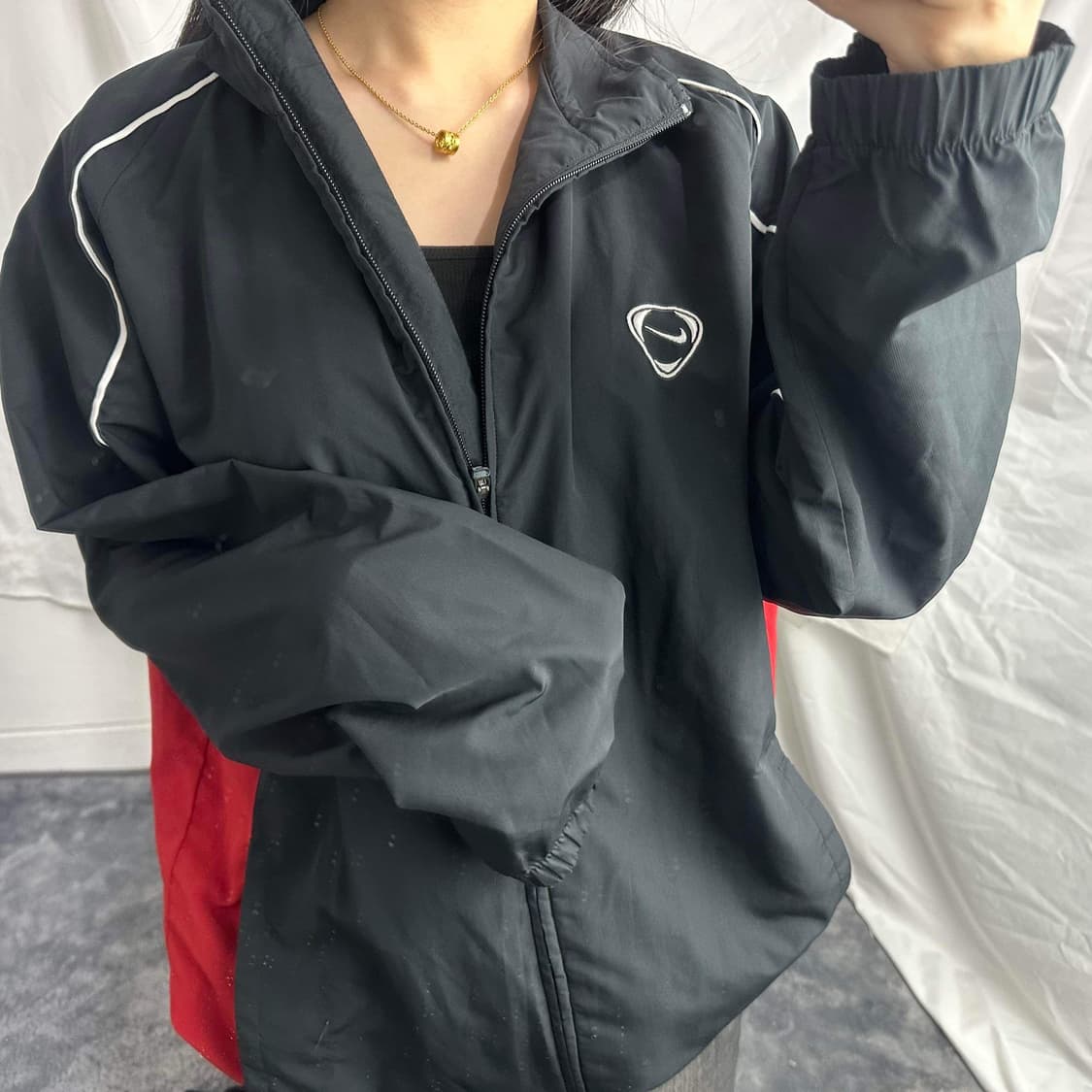00s 나이키 검빨 바람막이 집업 자켓 상품이미지1