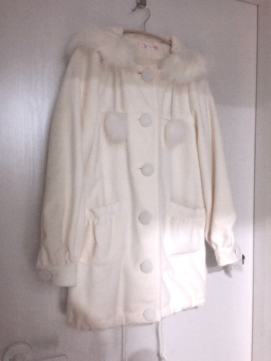 레어* 핀터깔 로즈판판 폼폼 코트 히메갸루 리즈리사 라떼갸루 로디스포토 상품이미지6