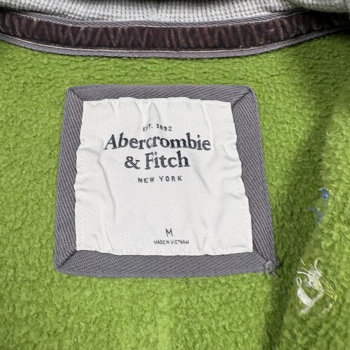 아베크롬비 그린컬러 후드집업 상품이미지3