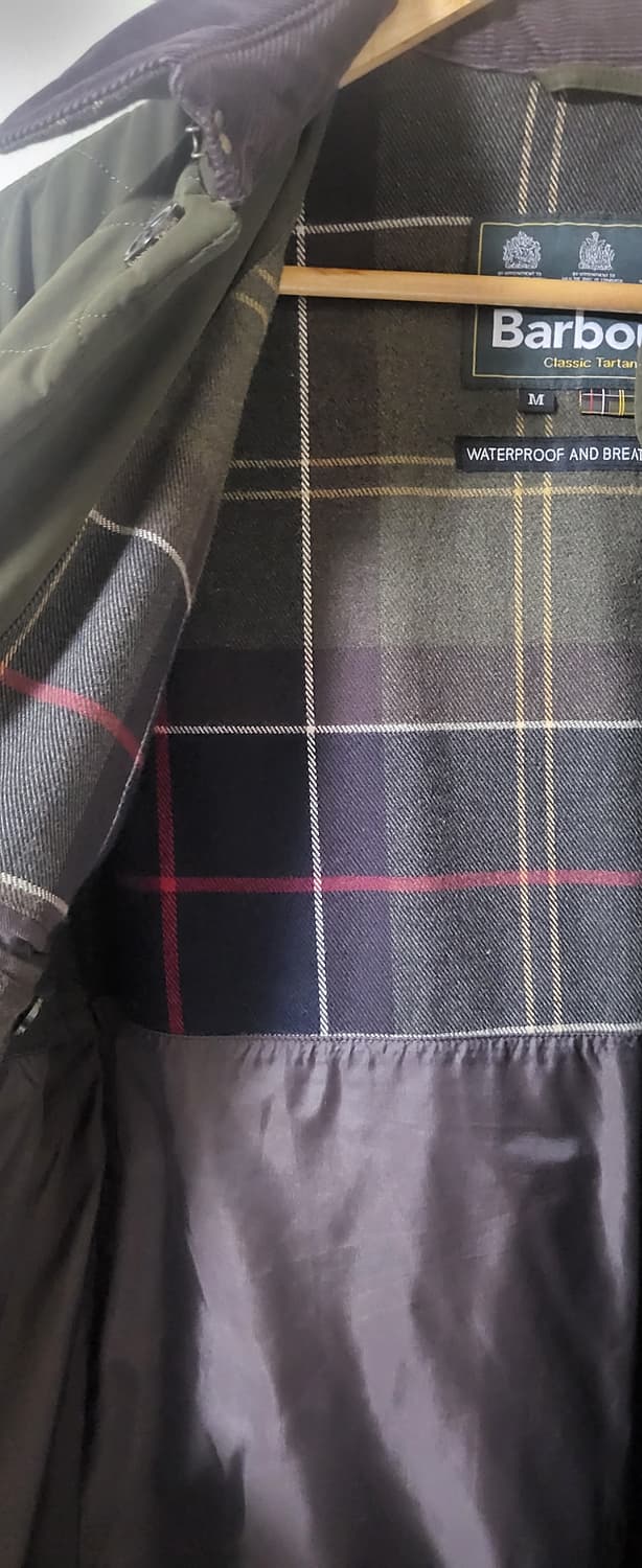 바버 타탄 자켓(코트)M 상품이미지4
