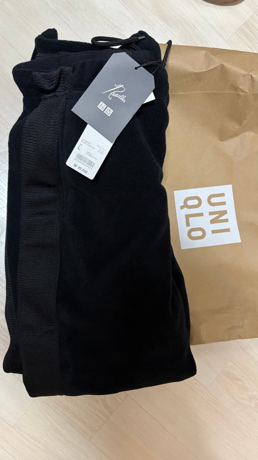 유니클로 니들스 팬츠 L 블랙 상품이미지3