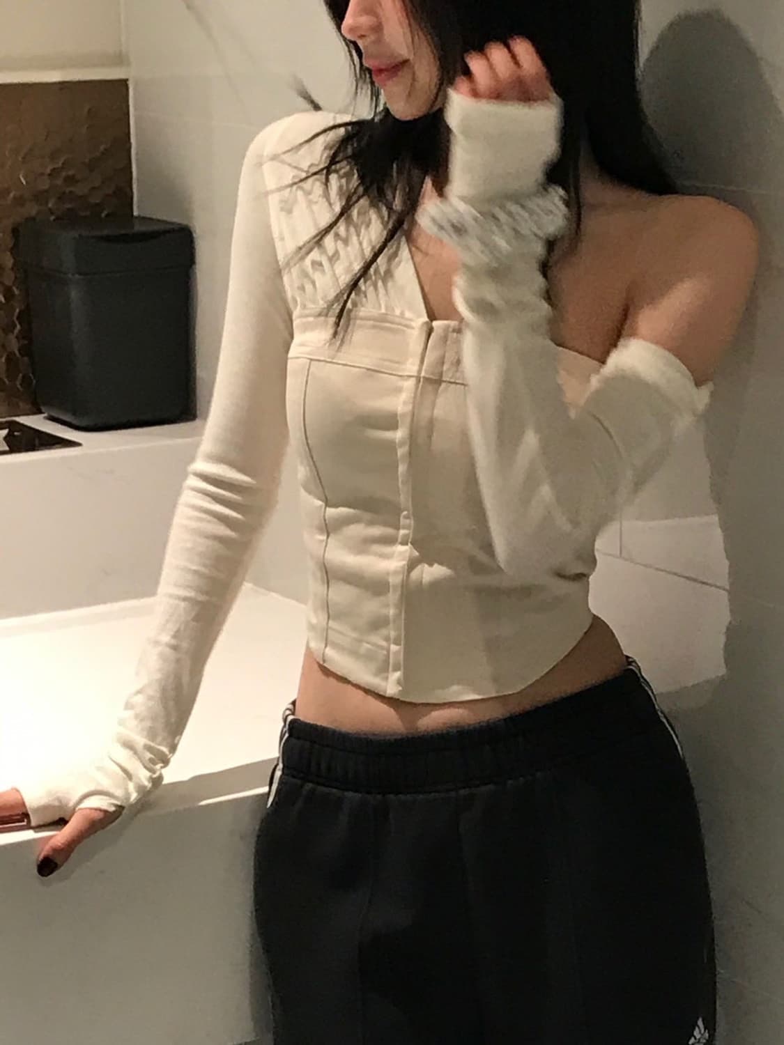 낫유어로즈) 모니카탑 S 새상품 상품이미지1