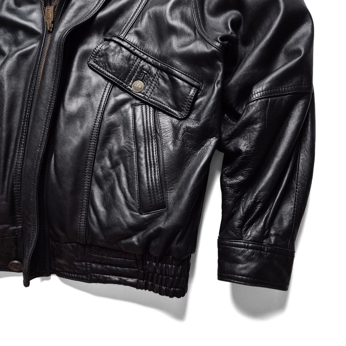 [100] 입생로랑 퍼카라 양가죽 플라이트 자켓 상품이미지5