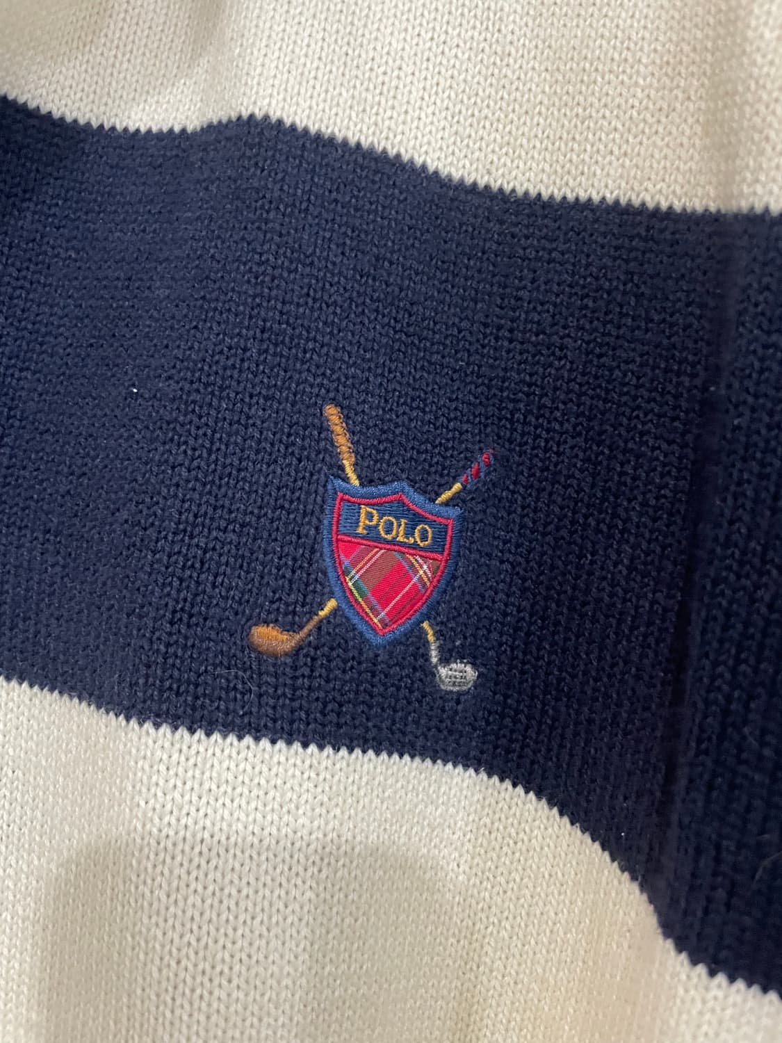 빈티지 폴로 랄프로렌 스트라이프 니트 L 상품이미지2