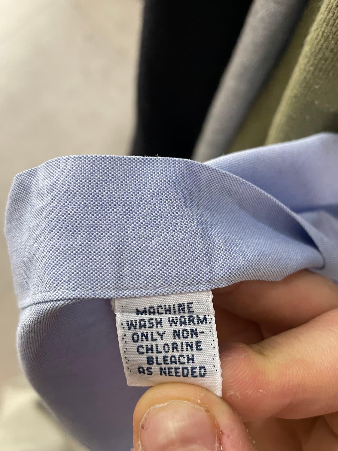 폴로 랄프로렌 옥스포드 하늘색 셔츠 상품이미지5