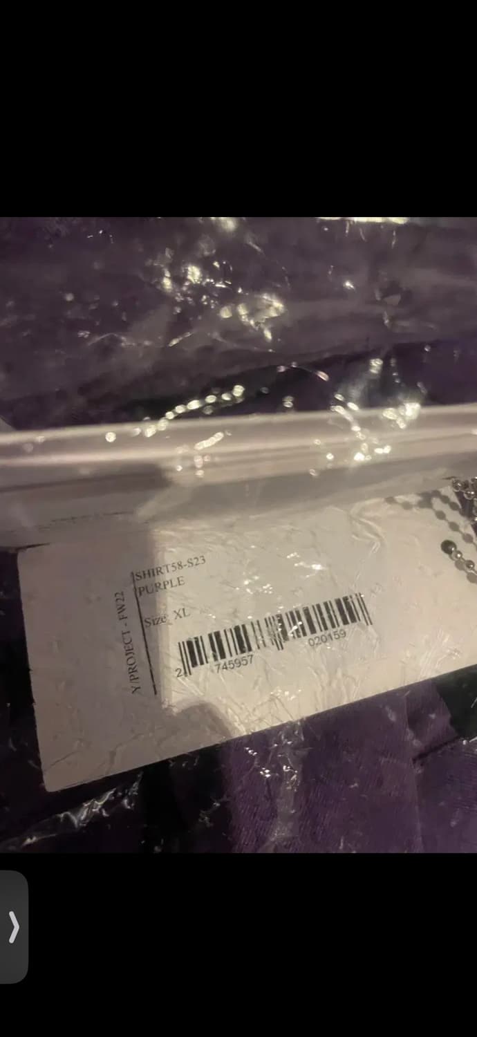 와이프로젝트 Y/PROJECT 집업셔츠 퍼플 XL 상품이미지8