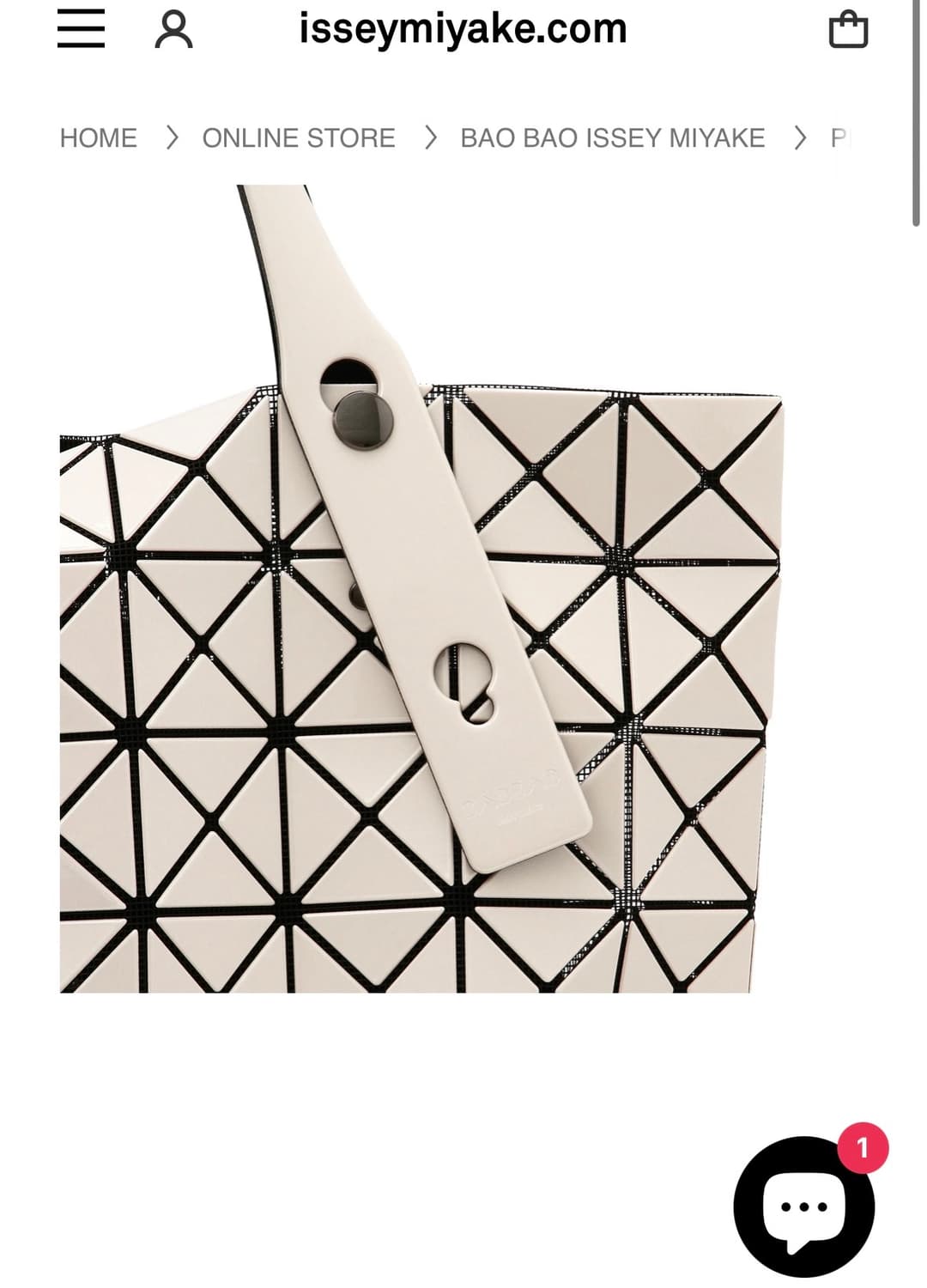 Issey miyake baobao 핸드백 연핑크 상품이미지4