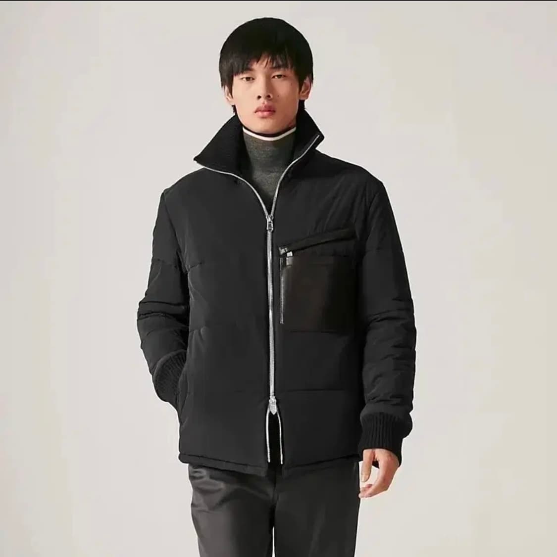 110) 에르메스 경량패딩 블루종 54 상품이미지1