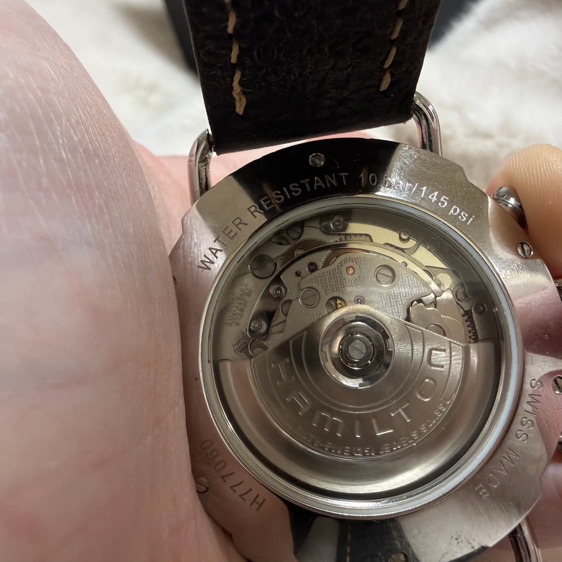 해밀턴 시계 해밀턴 카키 네이비 파이오니어 오토 크로노 상품이미지4