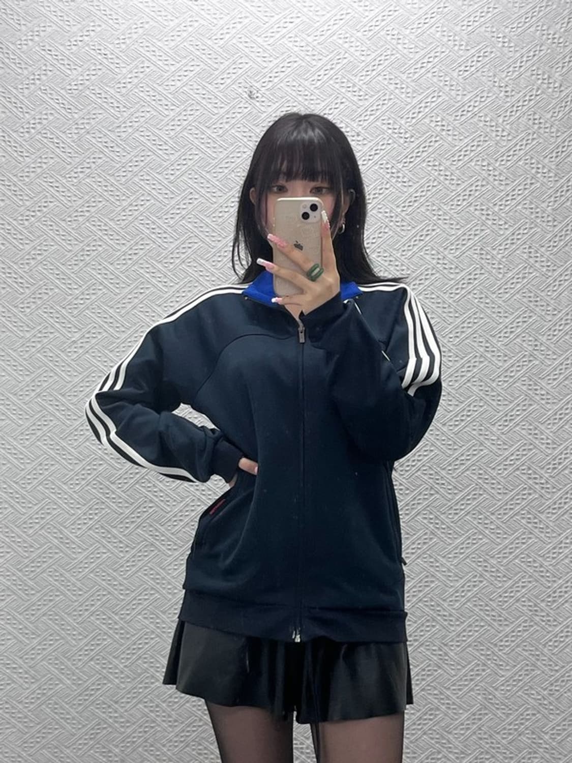 아디다스 올드스쿨 빈티지 캐주얼 바람막이 자켓 100 C12463 상품이미지1