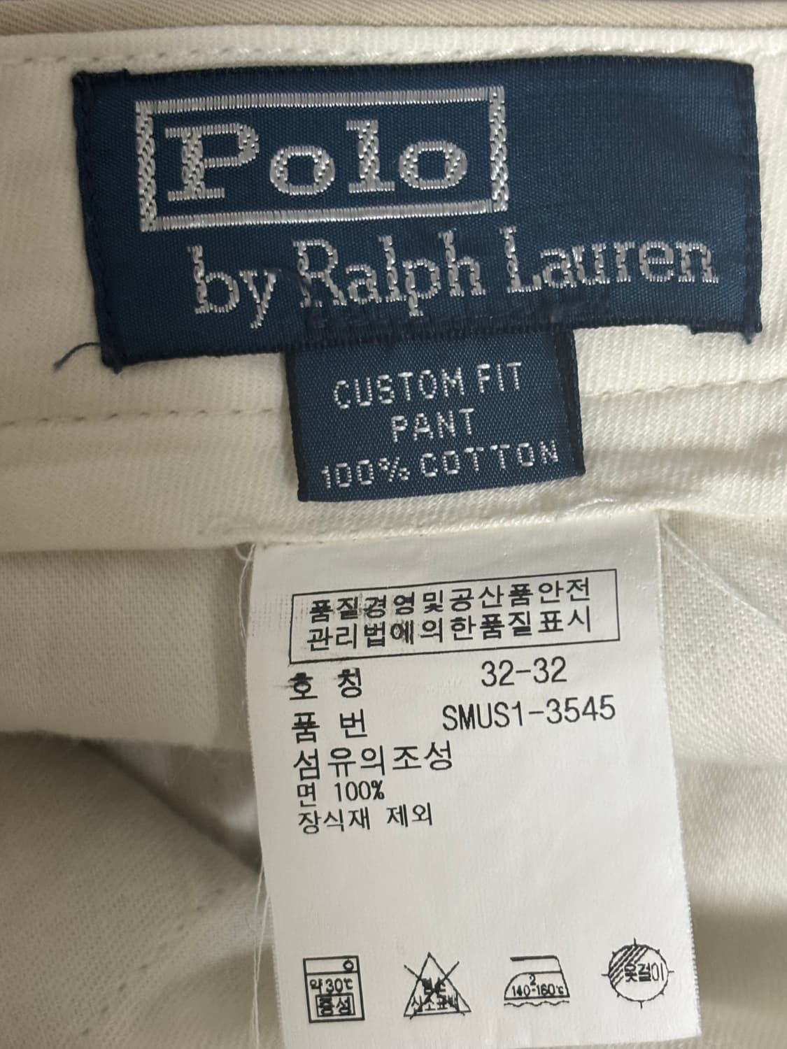 90s 폴로 랄프로렌 커스텀핏 클래식 치노팬츠 코 인포켓 N729 상품이미지5